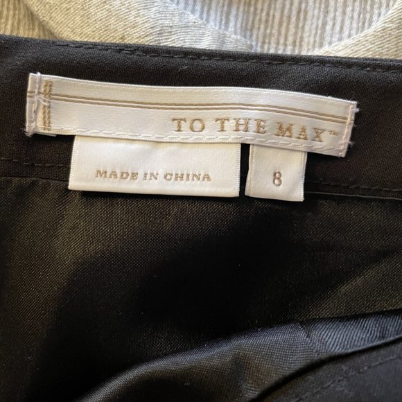 EUC Classic To The Max Womens Black Casual Skirt Size 8 Fit and Flare - Picture 2 of 4